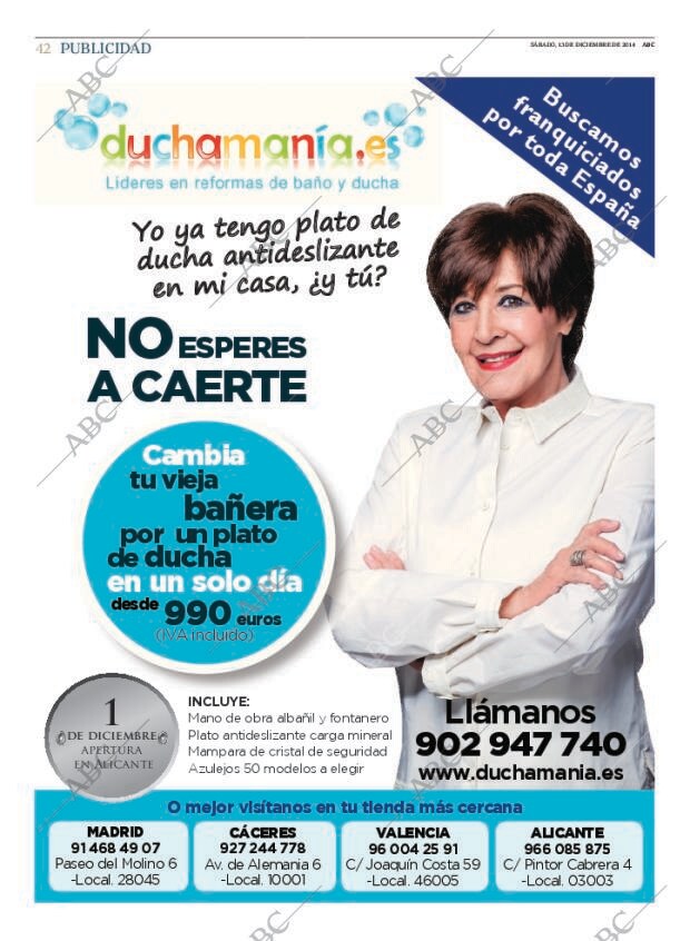 ABC MADRID 13-12-2014 página 42