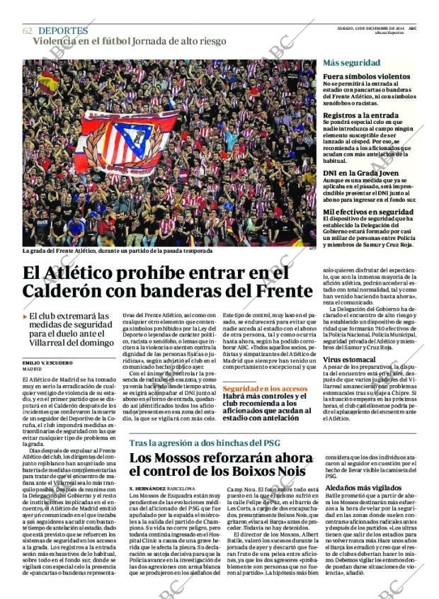 ABC MADRID 13-12-2014 página 62