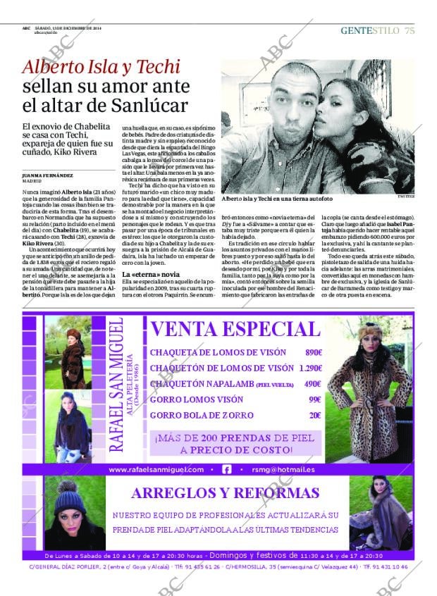 ABC MADRID 13-12-2014 página 75