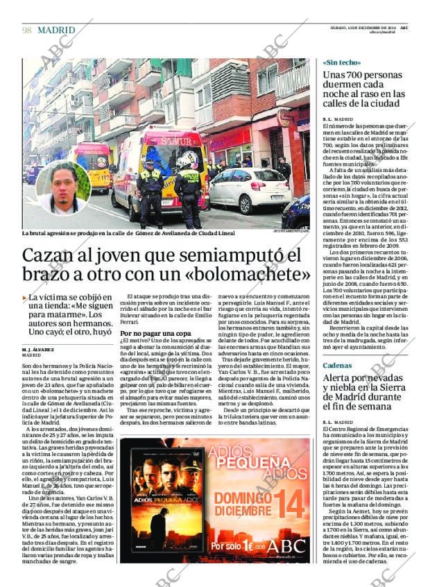 ABC MADRID 13-12-2014 página 98