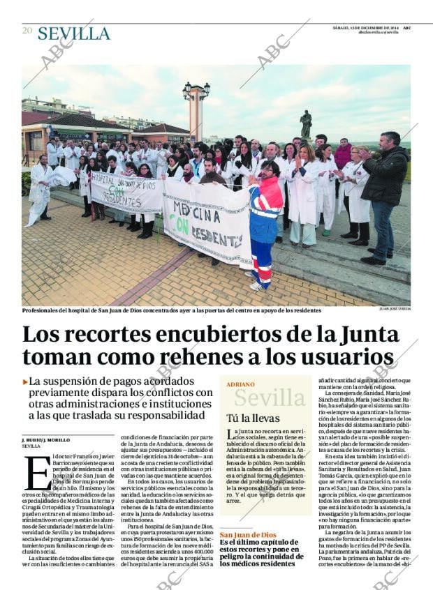 ABC SEVILLA 13-12-2014 página 20