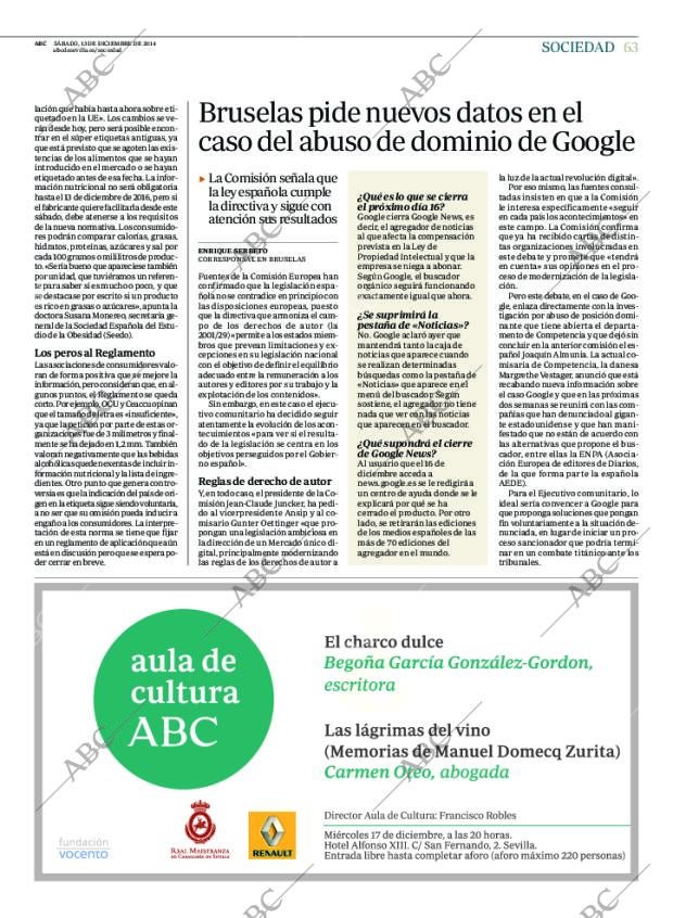 ABC SEVILLA 13-12-2014 página 63