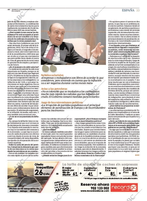 ABC MADRID 14-12-2014 página 33