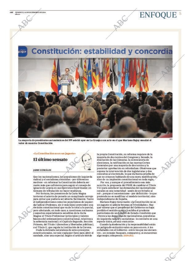 ABC MADRID 14-12-2014 página 5