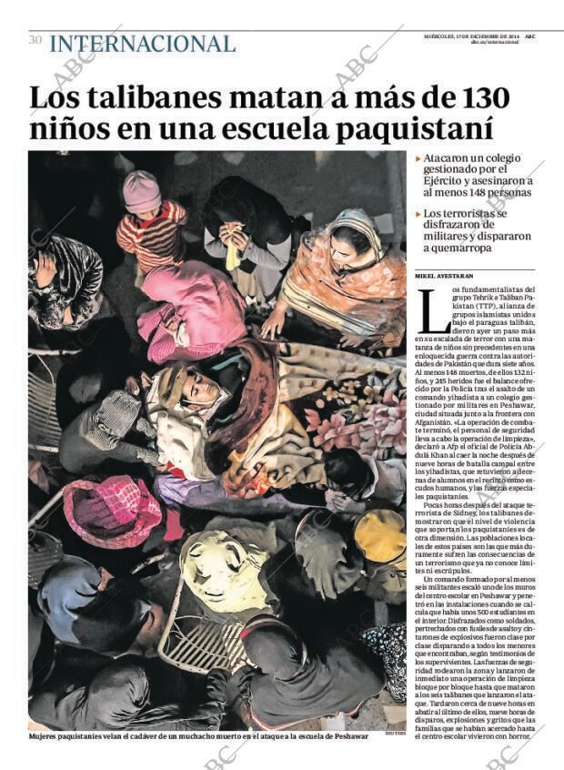 ABC MADRID 17-12-2014 página 30