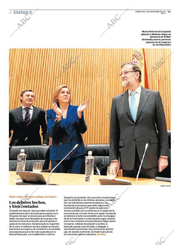 ABC MADRID 17-12-2014 página 8