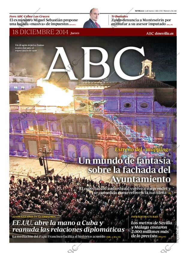 ABC SEVILLA 18-12-2014 página 1