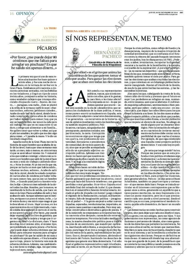 ABC SEVILLA 18-12-2014 página 16