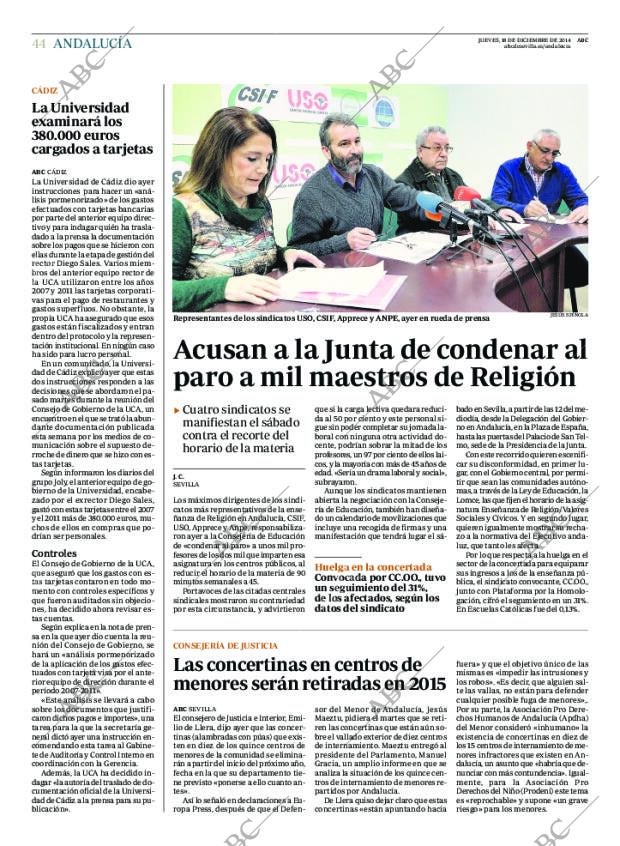ABC SEVILLA 18-12-2014 página 44