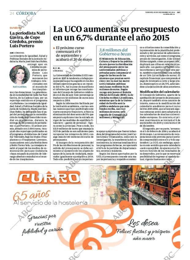 ABC CORDOBA 19-12-2014 página 24