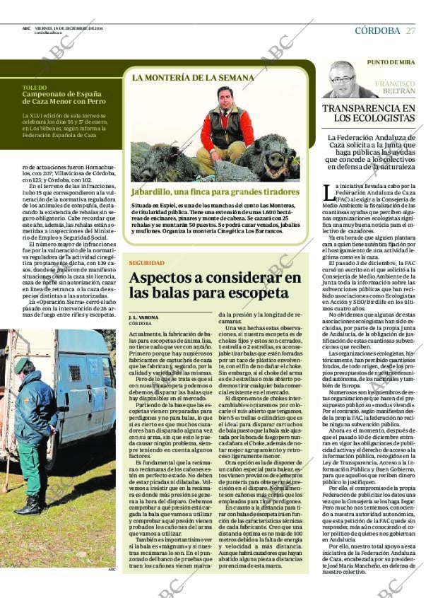 ABC CORDOBA 19-12-2014 página 27