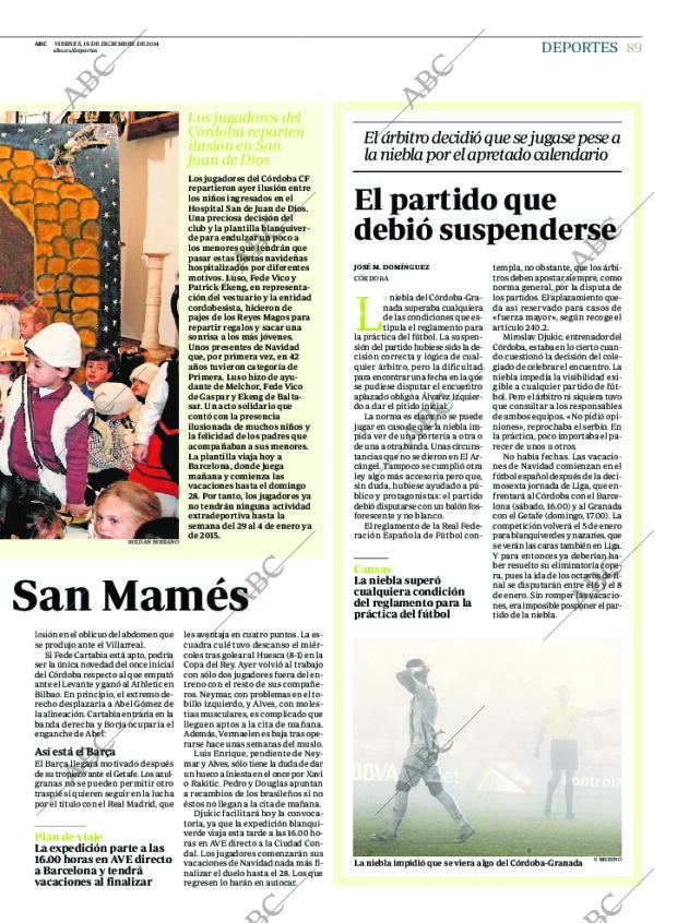 ABC CORDOBA 19-12-2014 página 89