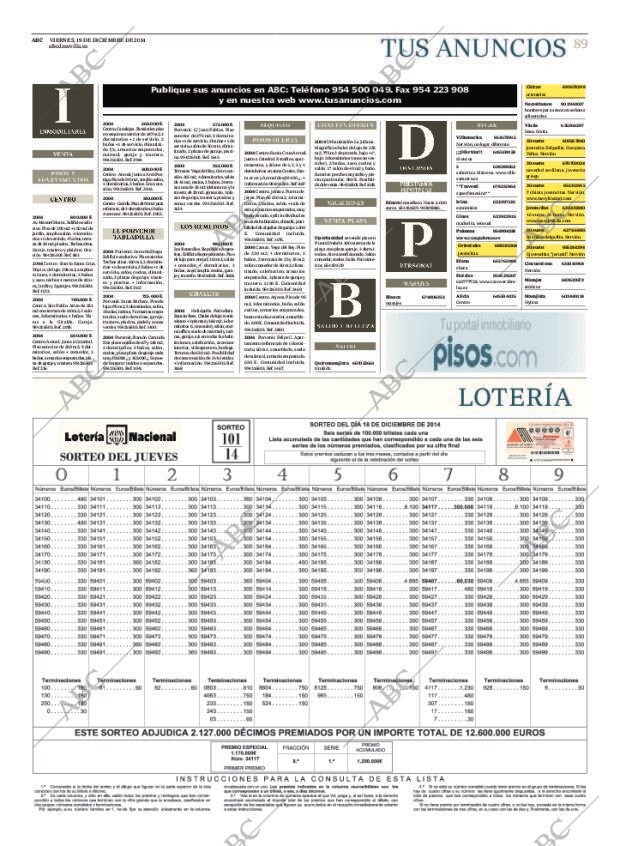 ABC SEVILLA 19-12-2014 página 89