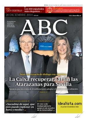 ABC SEVILLA 20-12-2014 página 1