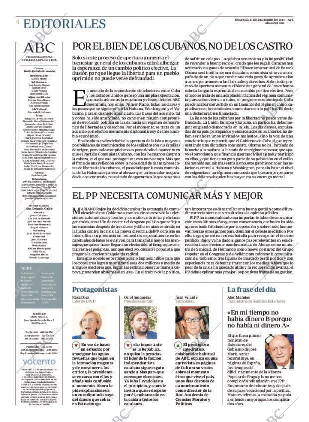 ABC MADRID 21-12-2014 página 4
