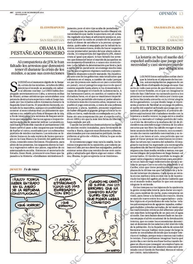 ABC MADRID 22-12-2014 página 13