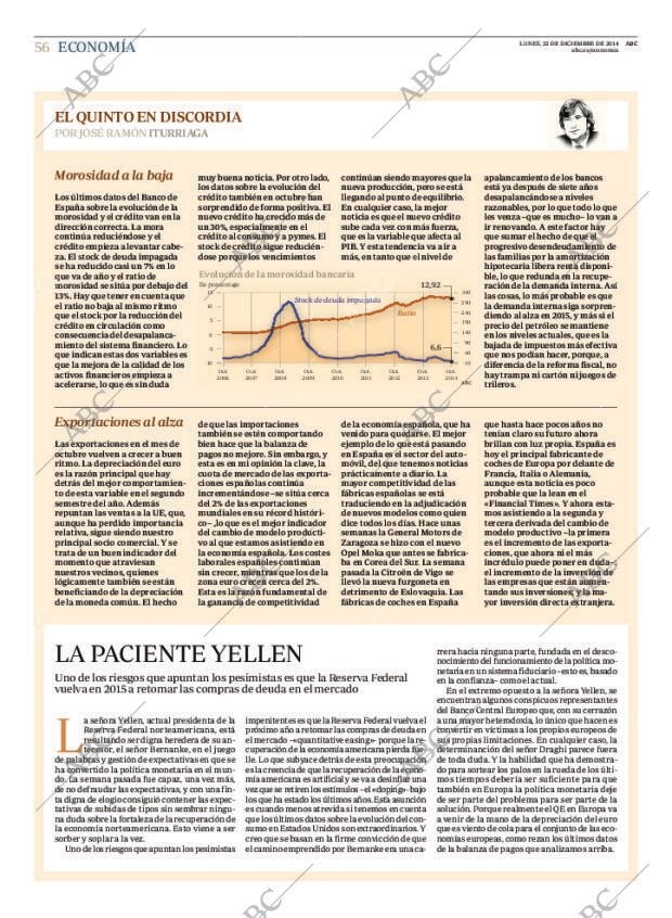 ABC MADRID 22-12-2014 página 56