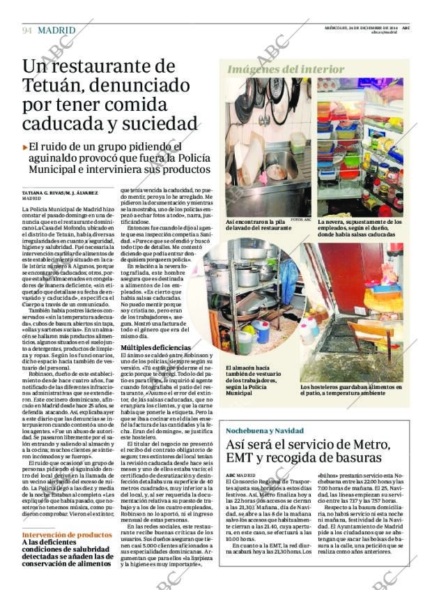 ABC MADRID 24-12-2014 página 102