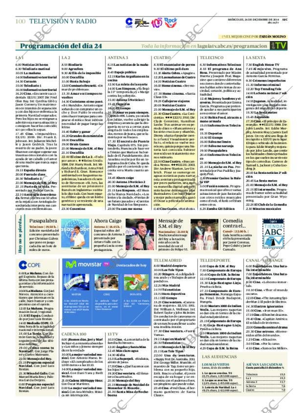 ABC MADRID 24-12-2014 página 108