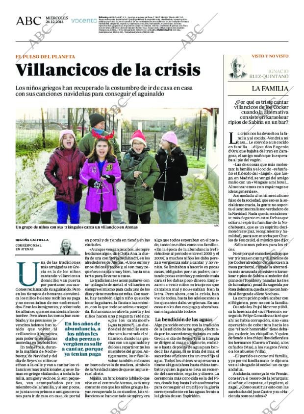 ABC MADRID 24-12-2014 página 110