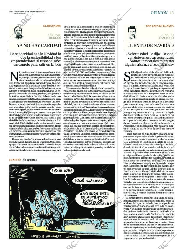 ABC MADRID 24-12-2014 página 13
