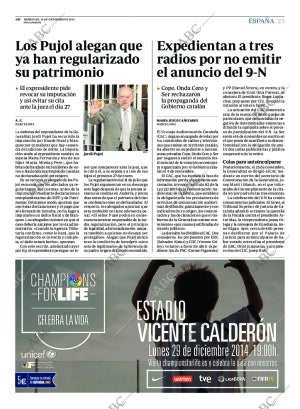 ABC MADRID 24-12-2014 página 25