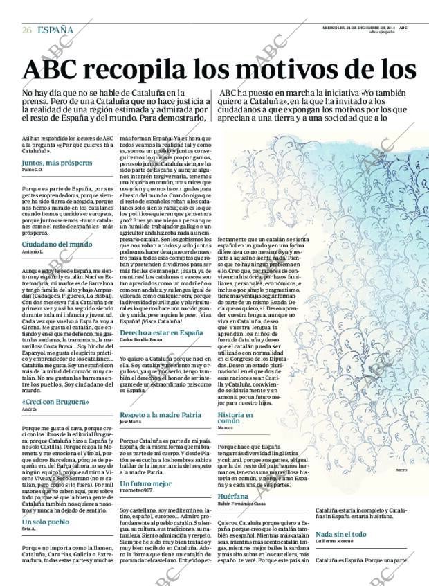 ABC MADRID 24-12-2014 página 26