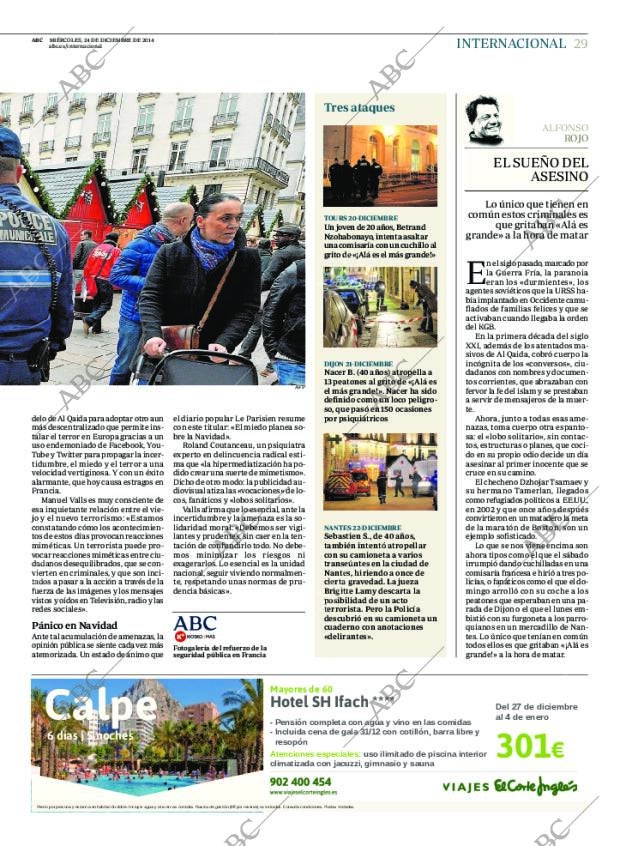 ABC MADRID 24-12-2014 página 29