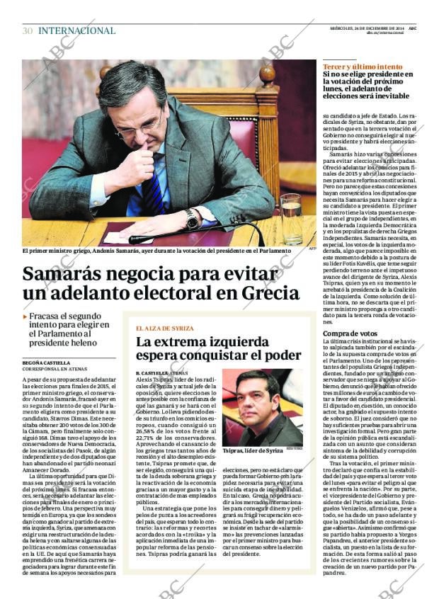 ABC MADRID 24-12-2014 página 30