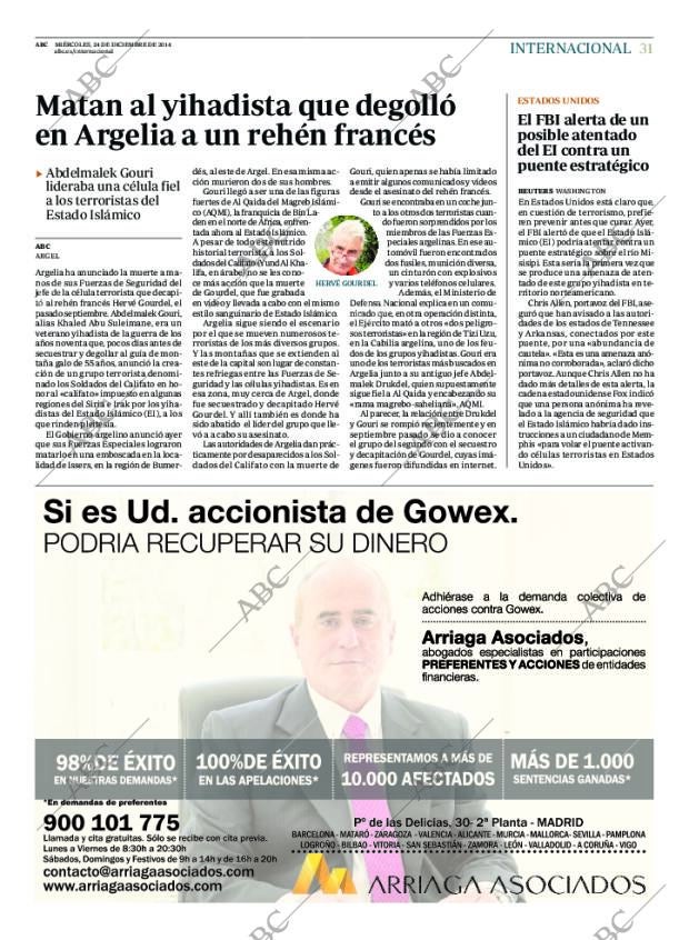 ABC MADRID 24-12-2014 página 31