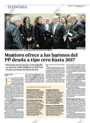 ABC MADRID 24-12-2014 página 34