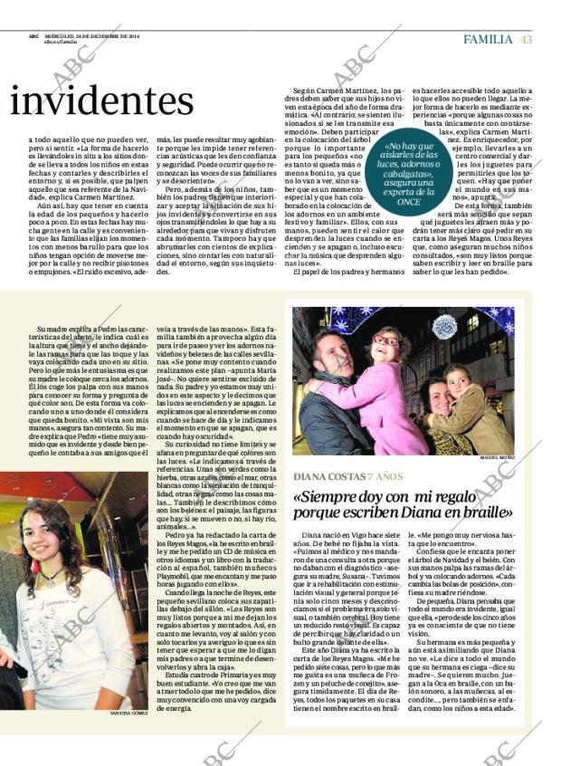 ABC MADRID 24-12-2014 página 43
