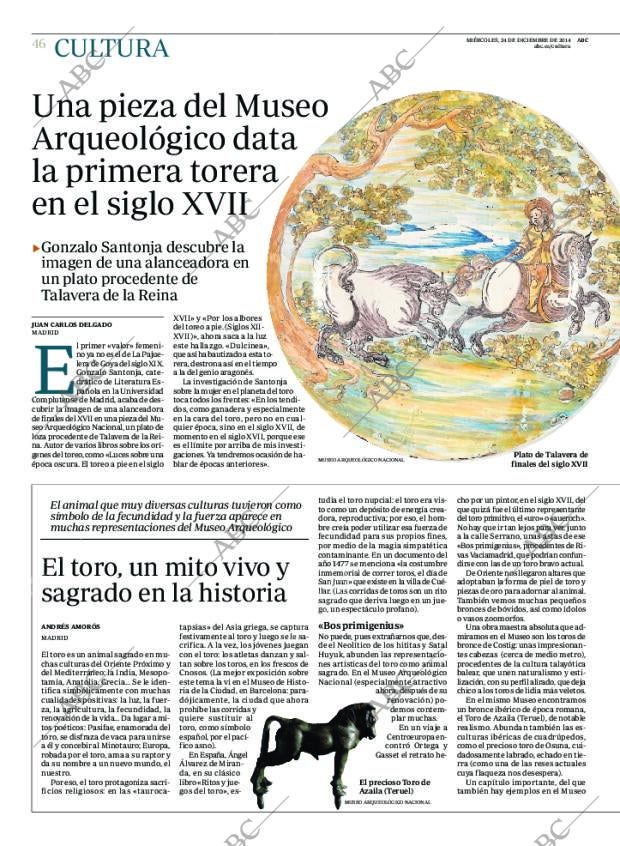 ABC MADRID 24-12-2014 página 46