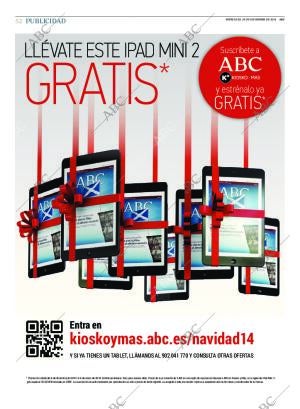 ABC MADRID 24-12-2014 página 52