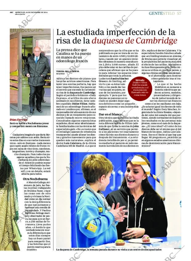 ABC MADRID 24-12-2014 página 65