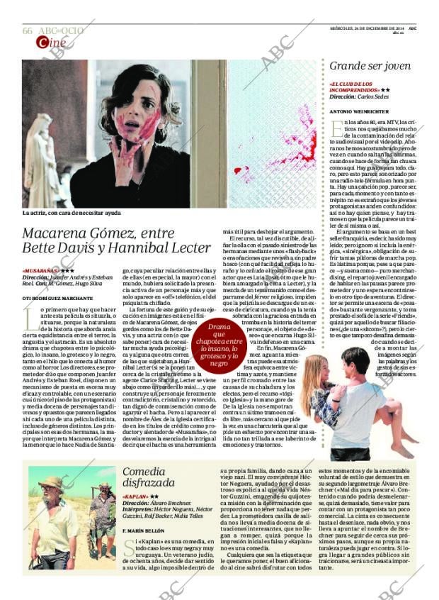 ABC MADRID 24-12-2014 página 74