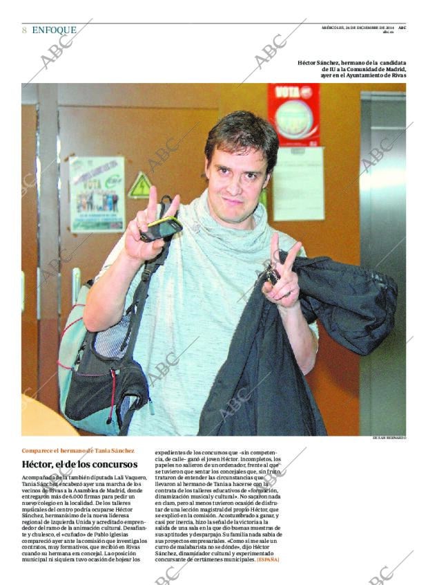 ABC MADRID 24-12-2014 página 8