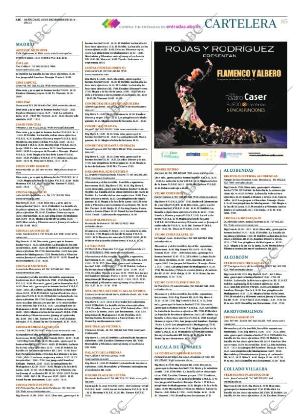 ABC MADRID 24-12-2014 página 93