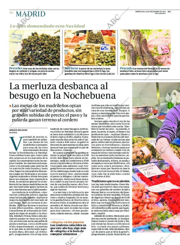 ABC MADRID 24-12-2014 página 98