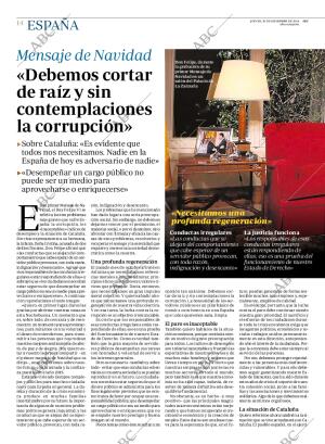 ABC MADRID 25-12-2014 página 14