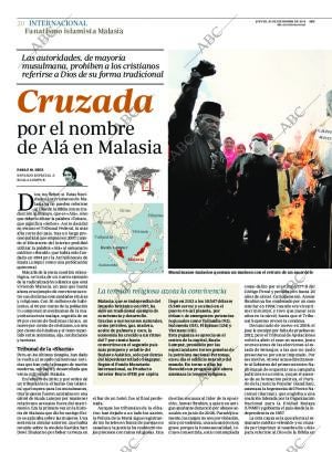 ABC MADRID 25-12-2014 página 20