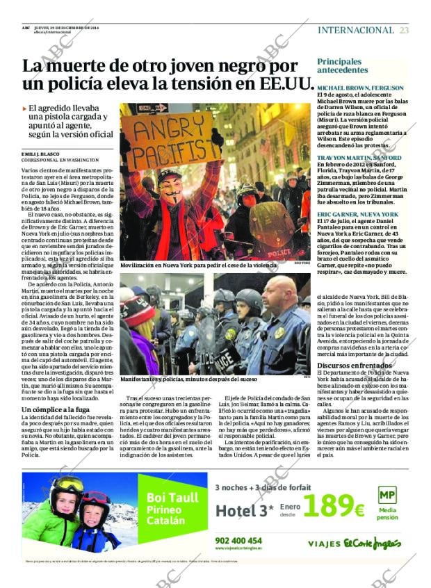 ABC MADRID 25-12-2014 página 23