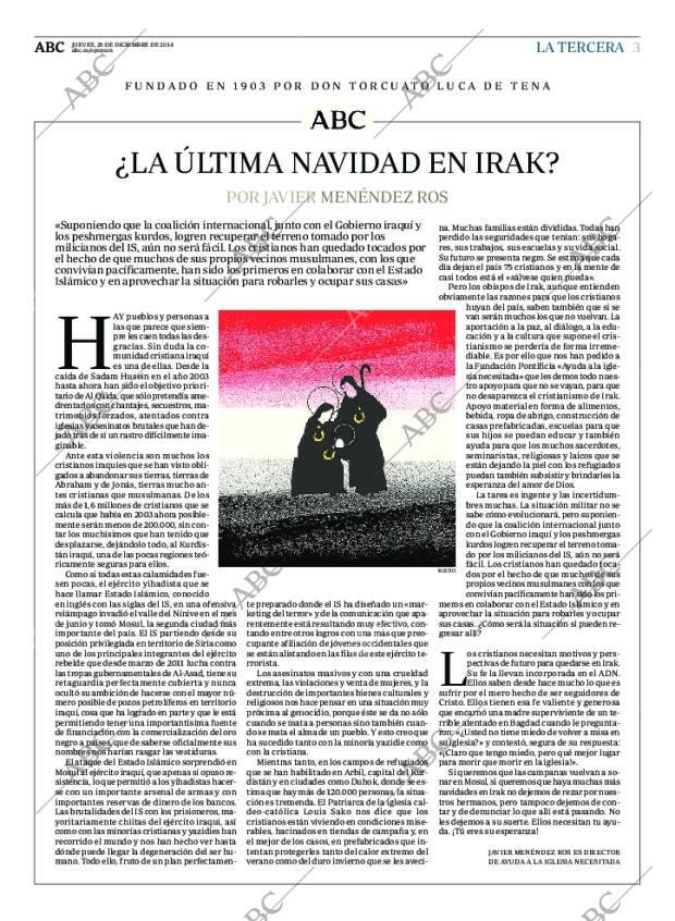 ABC MADRID 25-12-2014 página 3