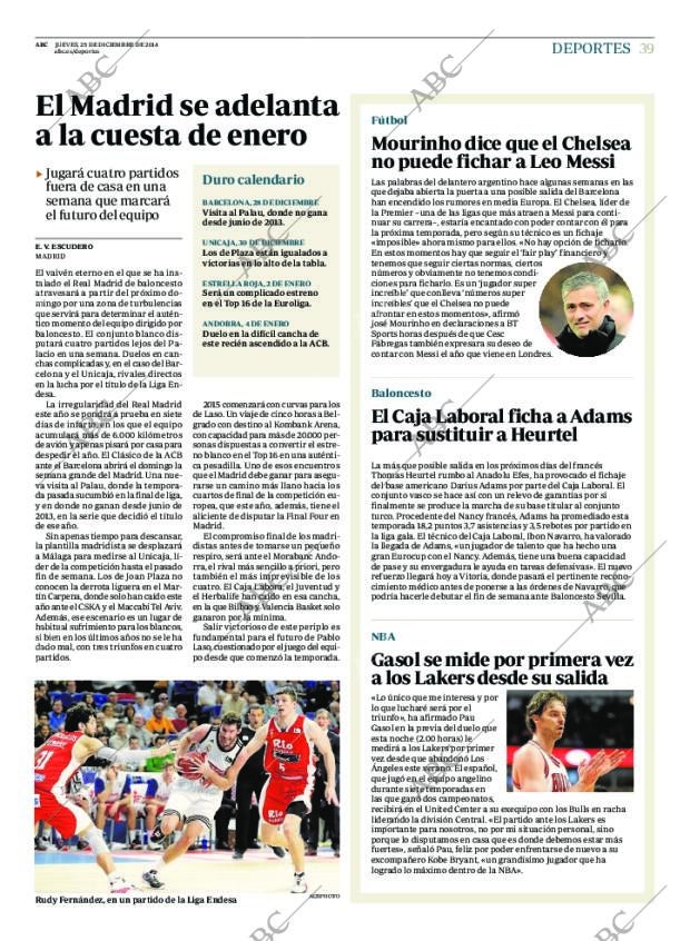 ABC MADRID 25-12-2014 página 39