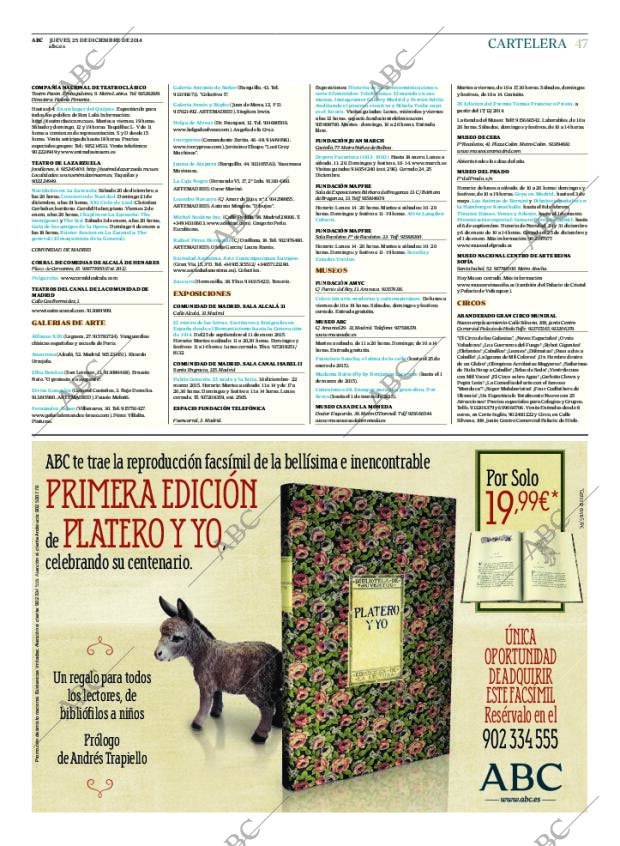 ABC MADRID 25-12-2014 página 47