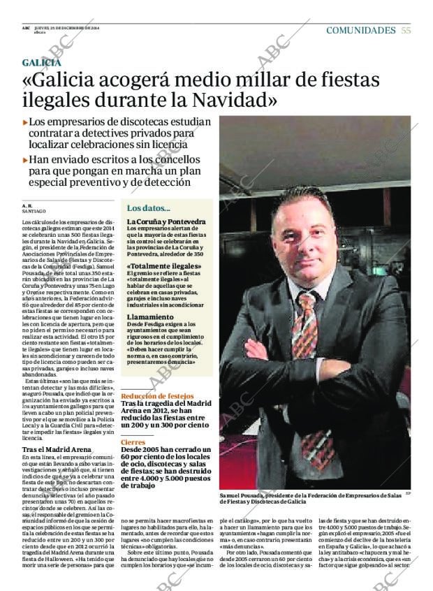ABC MADRID 25-12-2014 página 55