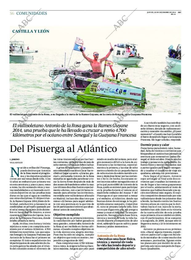 ABC MADRID 25-12-2014 página 56