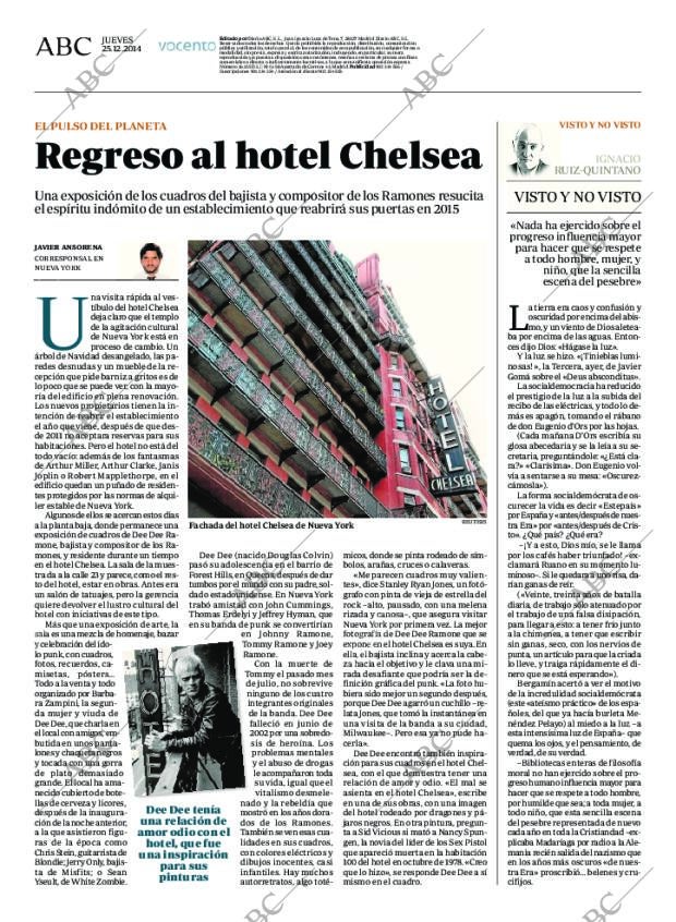 ABC MADRID 25-12-2014 página 62