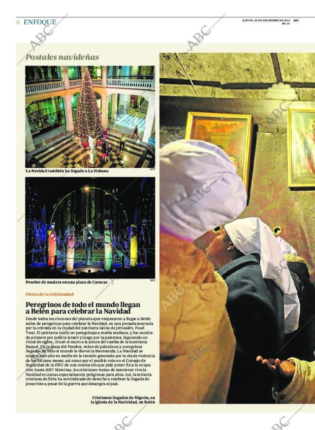 ABC MADRID 25-12-2014 página 8