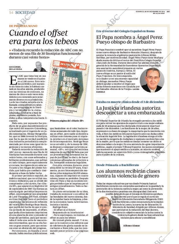 ABC MADRID 28-12-2014 página 54